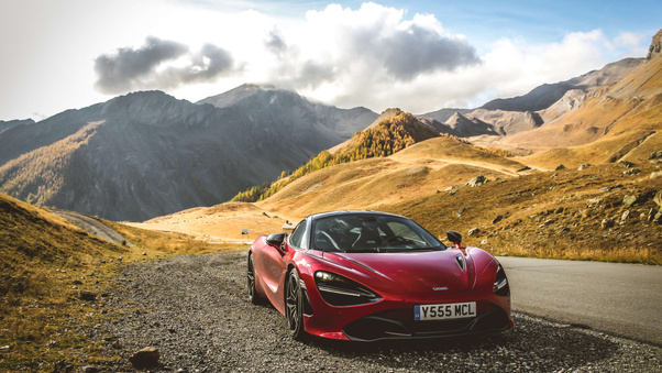 Red McLaren 720 S Wallpaper