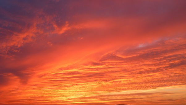 Red Sky Sunrise Landscape 4k Wallpaper
