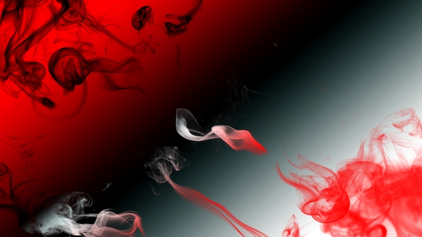 Red Smoke Digital Art 4k Wallpaper