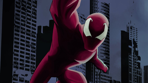 Red Spiderman Wallpaper