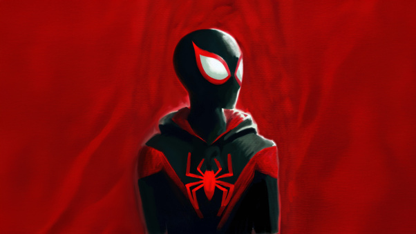 Red Spiderman Miles Morales 5k (5120x2880) Resolution Wallpaper