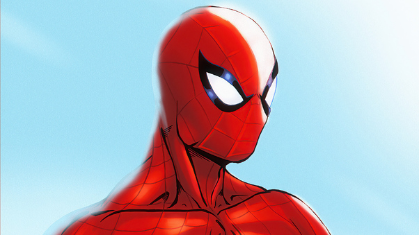 Red Suit Spiderman 4k Wallpaper