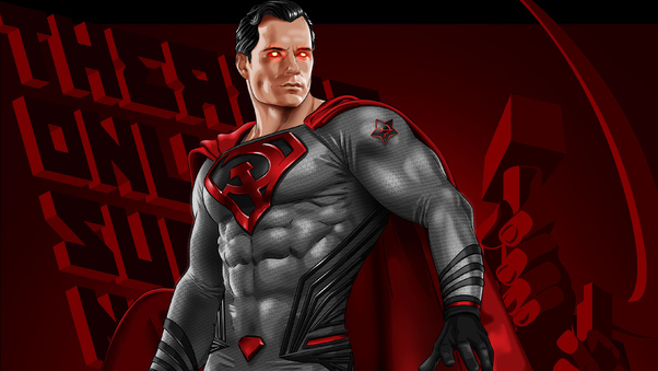 Red Superman 4k Wallpaper