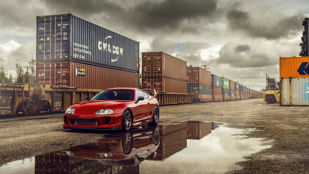 Red Supra Forgestar Wheels Wallpaper