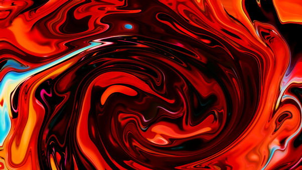 Red Swirl Float Abstract 4k Wallpaper