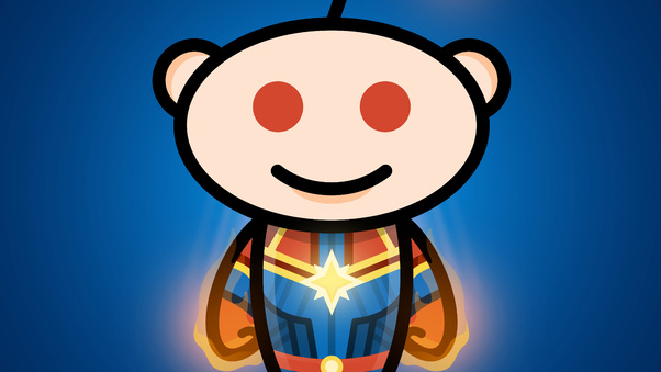 Reddit Captain Marvel Artwork Wallpaper