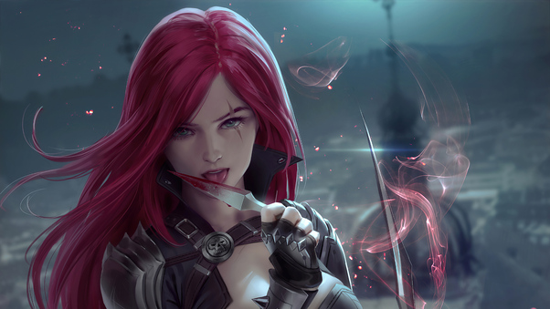 Redhead Fantasy Warrior Girl With Sword 4k Wallpaper