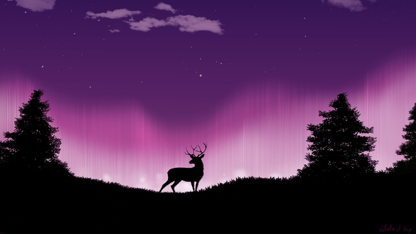 Reindeer Forest Of Serenity 4k Wallpaper