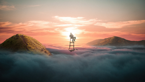 Relaxing On The Top (1920x1080) Resolution Wallpaper