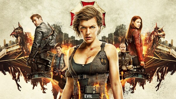 Resident Evil The Final Chapter 4k 2016 Movie Wallpaper