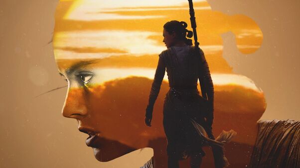 Rey Star Wars Artwork Wallpaper