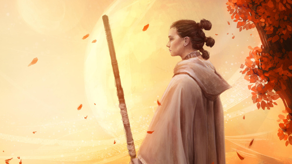 Rey With Bb8 Wallpaper