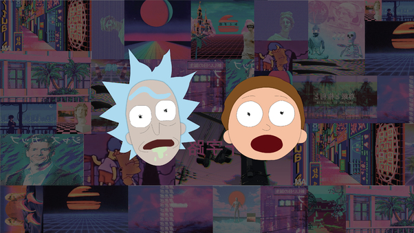 Rick And Morty Digital 4k Wallpaper