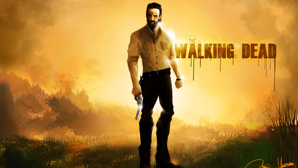Rick Grimes The Walking Dead 5k Artwork Wallpaper