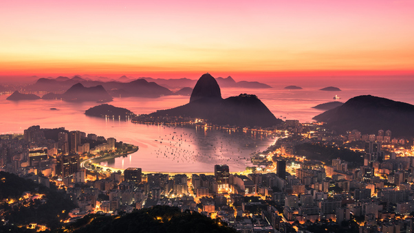 Rio De Janeiro Sunrise 4k Wallpaper