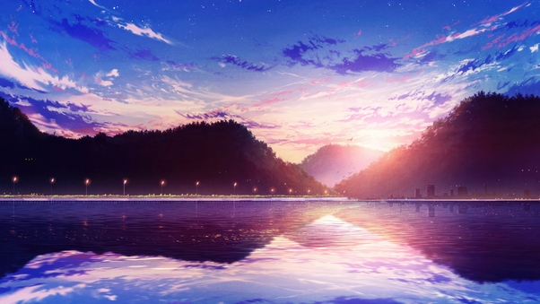 Ripples Of Power Enchanting Anime Water Barriers Wallpaper