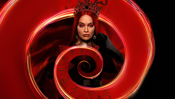 Rita Ora As Queen Of Hearts In Descendants The Rise Of Red 2024 Movie Wallpaper