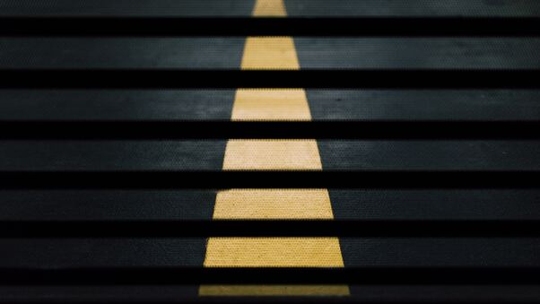 Road Street Crossing Yellow Lines Abstract 5k Wallpaper