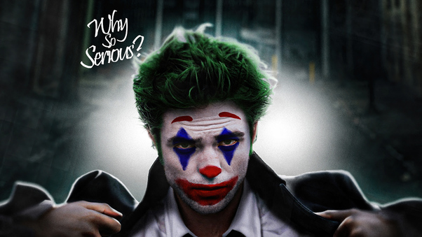 Robert Pattinson As Joker Wallpaper