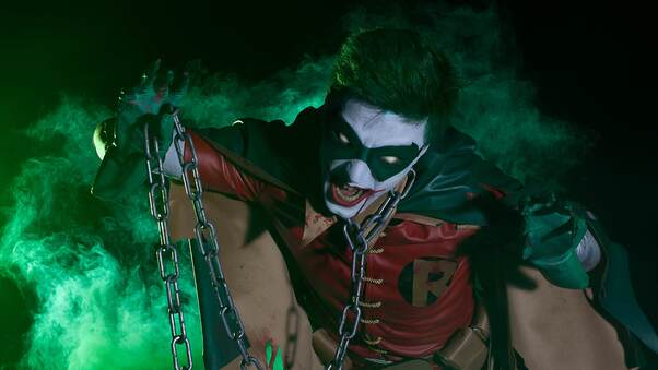 Robin As Joker Cosplay 5k Wallpaper