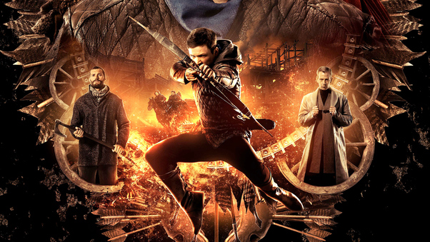 Robin Hood Movie 4K Poster Wallpaper