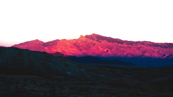 Rock Pink Peak Mountains Landscape 5k Wallpaper