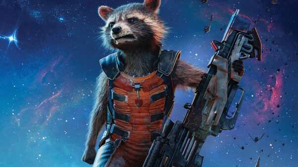 Rocket Raccoon Guardians Of The Galaxy 5k Wallpaper