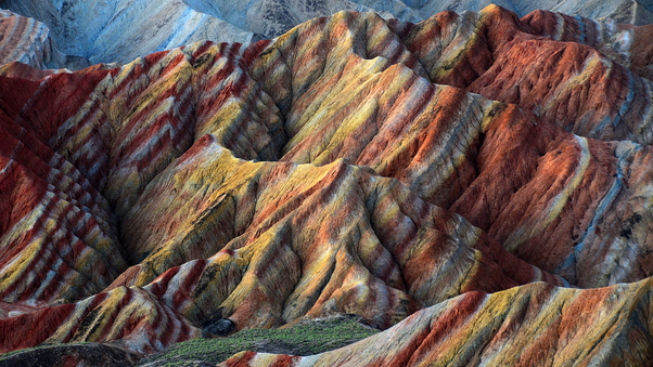 Rocks Landscape Vivid Mountains Wallpaper