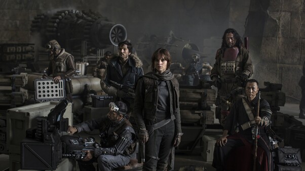 Rogue One Star Wars Story Cast Wallpaper