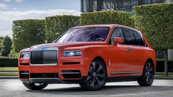 Rolls Royce Cullinan Fux Orange 2019 Wallpaper