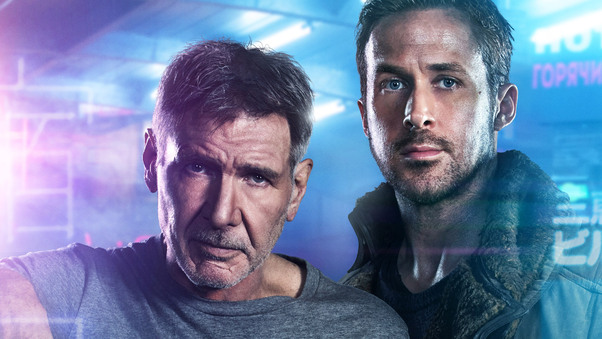 Ryan Gosling And Harrison Ford Blade Runner 2049 Wallpaper