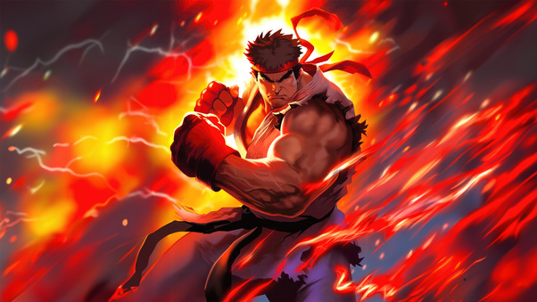 Ryu Street Fighter 6 5k Wallpaper