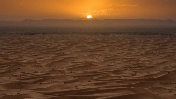 Sahara Desert Sunset Wallpaper