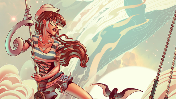Sailor Fantasy Girl 4k Wallpaper