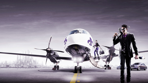 Saints Row The Third Game Private Jet Wallpaper