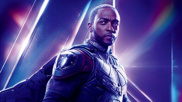 Sam Wilson In Avengers Infinity War 8k Poster Wallpaper