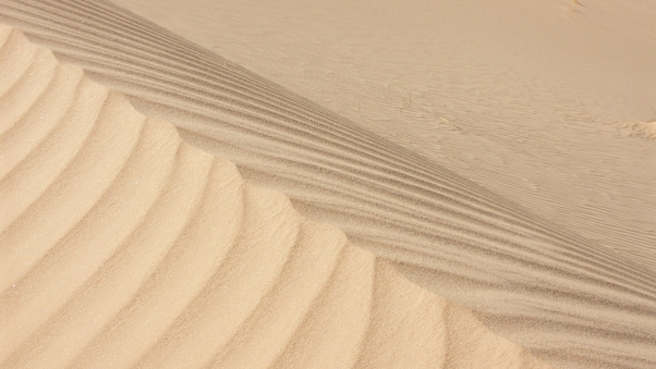 Sand Dunes In Algeria Wallpaper