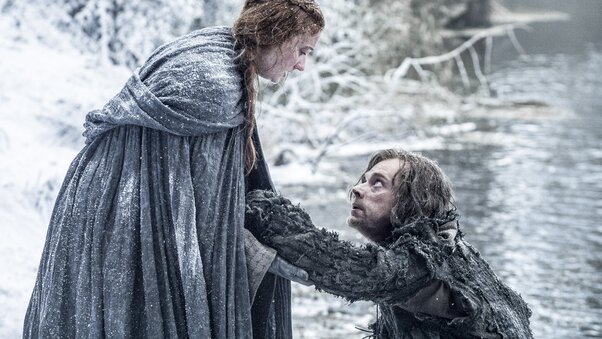 Sansa Stark And Theon Greyjoy Wallpaper