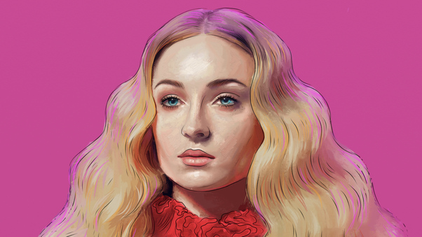 Sansa Stark Digital Art Wallpaper