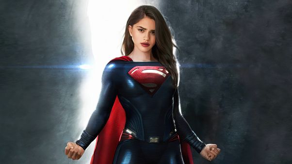 Sashacalle As Supergirl 4k Wallpaper
