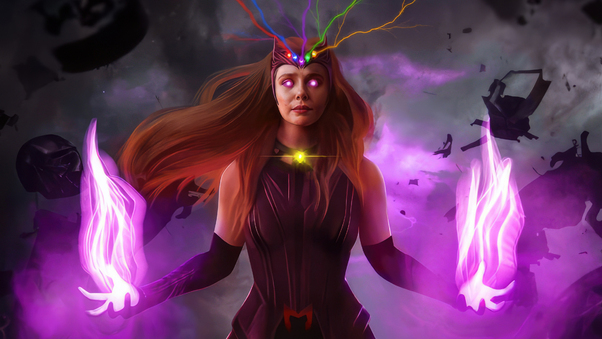 Scarlet Witch Connection To Infinity Wallpaper,HD Superheroes ...