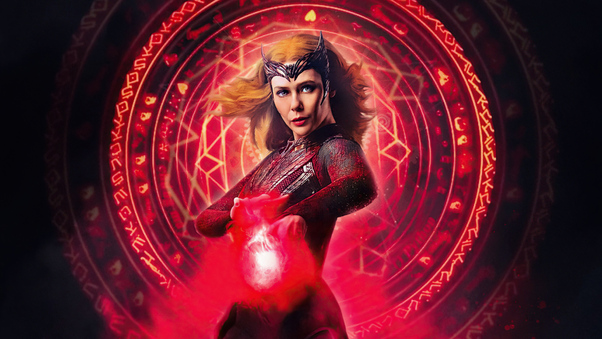 Scarlet Witch Doctor Strange In The Multiverse Of Madness 4k Wallpaper