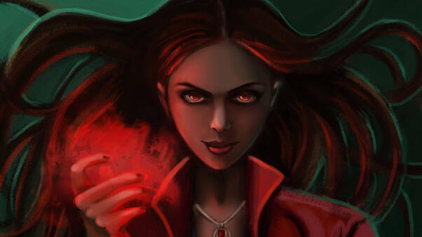 Scarlet Witch HD Art Wallpaper