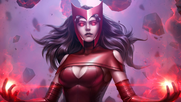 Scarlet Witch In Future Fight Wallpaper