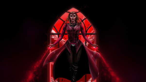 Scarlet Witch Mystical Witch Wallpaper