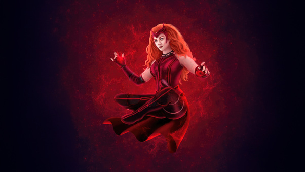 Scarlet Witch Sorceress Supreme Wallpaper