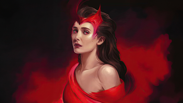 Scarlet Witch Wrath Wallpaper