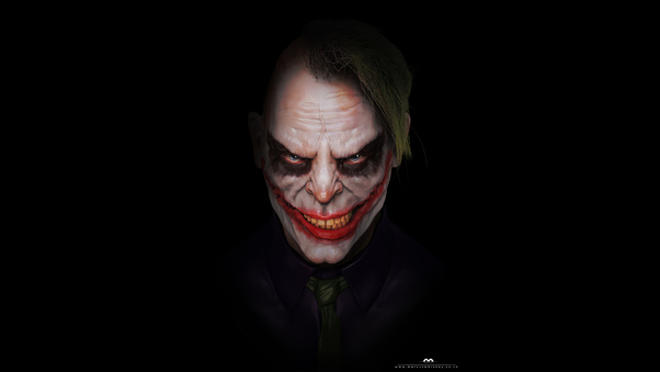 Scary Joker 4k Wallpaper