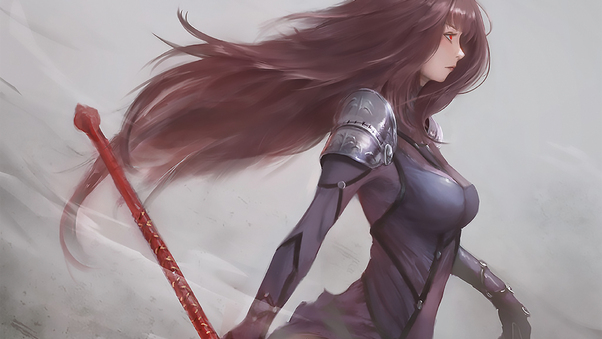 Scathach Fate Grand Order Artwork Wallpaper