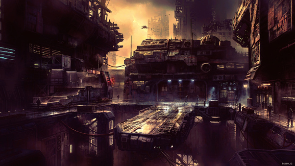 Science Fiction Future City 4k Wallpaper